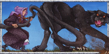 spread from Sally Ann and the Panther